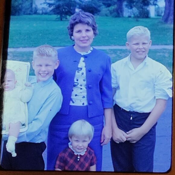 Summer 1962 Baby Kodachrome Color Lot Of 7 Orig 35mm slides Vtg Midwest - Picture 9 of 10